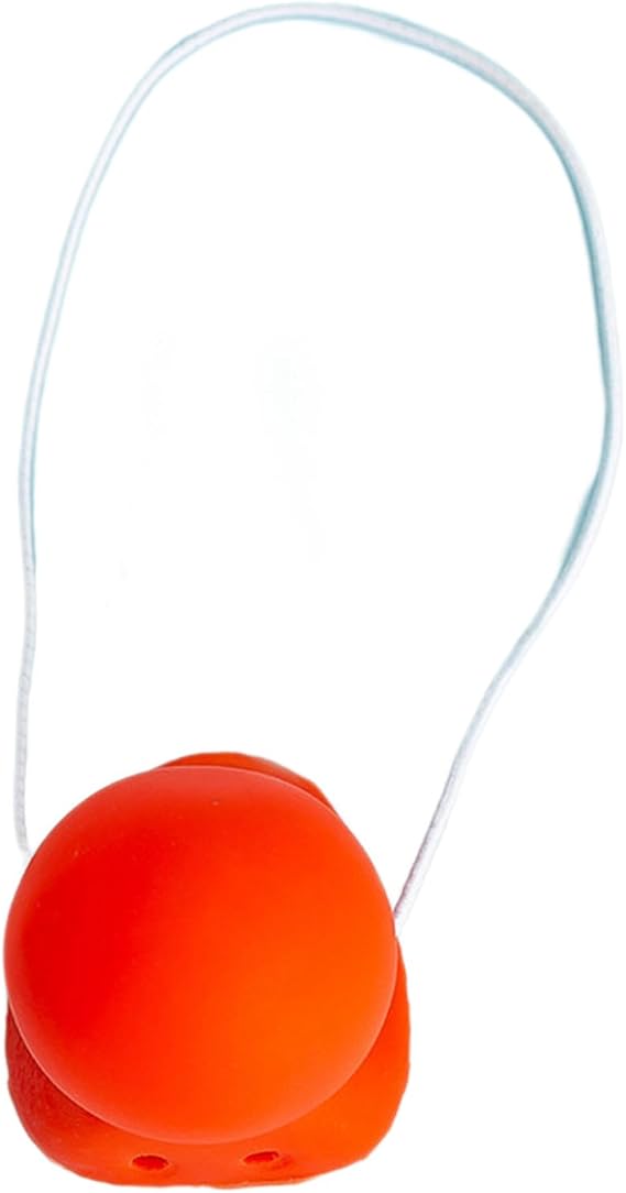 Rubber Clown Nose Honking Squeaking Clown Nose Clown Costume Funny Clown Nose with Elastic for Christmas,Vinyl