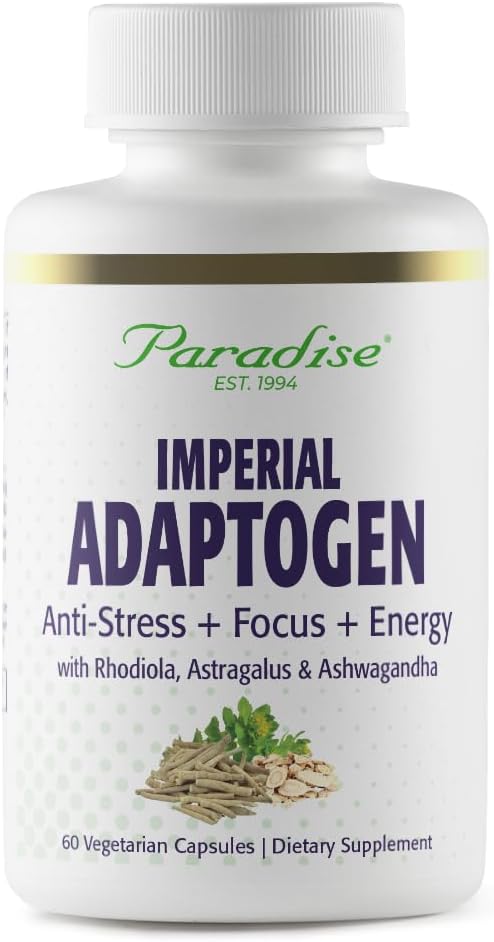 Paradise Herbs Imperial Adaptogens Ashwagandha Blend 60 Capsules