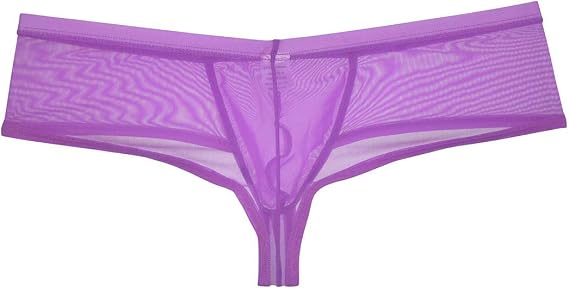 Men's Bulge Enhancing Boxer Thong Cheeky Underwear Brazilain Bikini Boxers Briefs