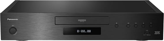 Panasonic DP-UB9000EB1 4K Ultra HD Blu-Ray Player, HDR10& Dolby Vision, Smart Ready, Aluminium, Black