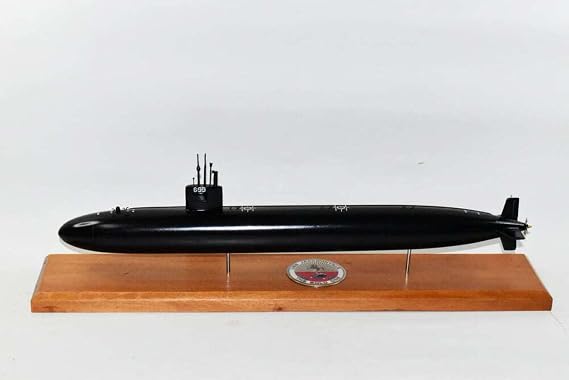 Squadron Nostalgia LLC USS Jacksonville SSN-699 FLT I (Black Hull) Submarine Model