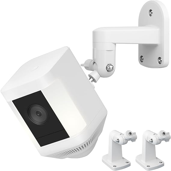 2-Pack Wall Mount for Ring Spotlight Cam Battery, Plus & Pro (Battery) | Adjustable indoor/outdoor wall mount for Ring Spotlight Cam Battery, Plus & Pro (Battery); includes mounting screws.