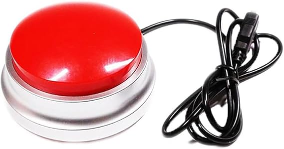 Programmable USB Macro Key Major Policy Decision Button Enter Game PC Switch Control Keyboard Customized Combination Button Silver Base(Enter)