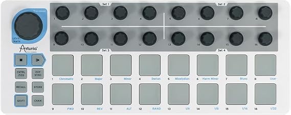 Arturia Beatstep USB/MIDI/CV Kontroller ve Sequencer, Beyaz