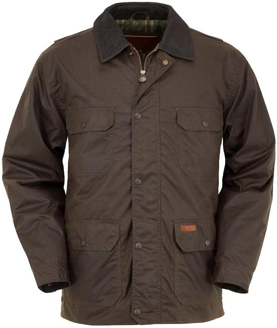 Outback Trading Men's Oilskin Western Jacket