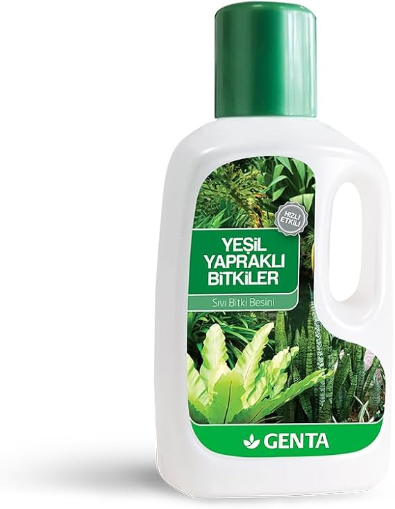 Genta Liquid Food for Green Leafy Plants - Liquid Fertilizer 500 ml