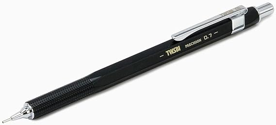 TWSBI Precision Mechanical Pencil Black 0.5mm Fixed Tip