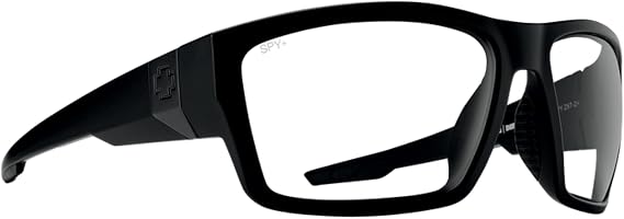 Spy Optic Dirty Mo Tech Sunglasses SOSI ANSI Matte Black Clear