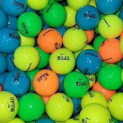 MOJO Karma Color Mix Golf Balls - Recycled & Used Collector Edition - Good Condition, 12 Pack