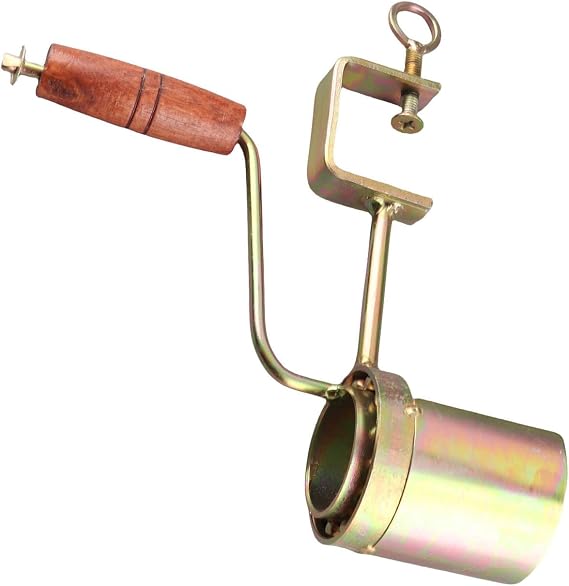 Hand Crank Corn Sheller Manual Operation with Wood Handle for Farm Homesteaders Dry Corn Cob Stripper Tool Removes Kernels 10 Ears per Minute Efficient Processing