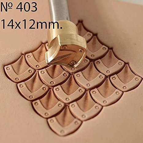 Armor Scale Stamp Tool Leather Stamps Crafting Crafts Brass Stamping Punching Tools