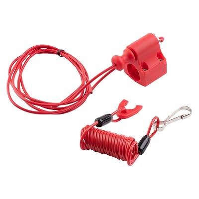 Tusk Power Pull Tether Kill Switch Red for Honda TRX 450ER 2006-2009,2012-2014