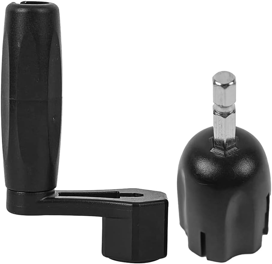 Sarini 2 in 1 Guitar String Winder with Detachable Drill, ABS Bridge Pin Peg Puller, Quick String Change Tool for Acoustic, Electric, and Bass Guitars