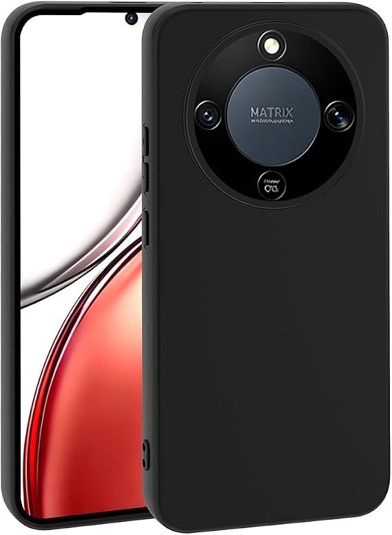 Spia Honor Magic 8 Lite 5G ile Uyumlu Kılıf Siyah Lansman Kapak Orijinal (Honor Magic 8 Lite 5G ile Uyumlu, Siyah)