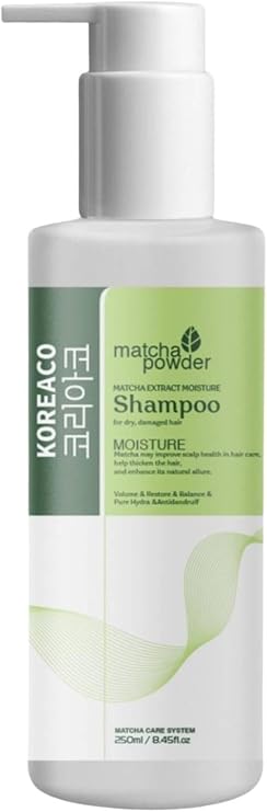 Koreaco Matcha Therapy Mucize Moisture Shampoo | Nemlendirici Yapılandırıcı Onarıcı Şampuan 250 ml