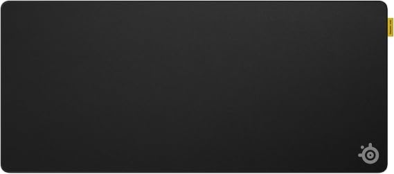SteelSeries QcK XL Performance Control Gaming Mousepad Extra Density for a Smooth Glide Low-Profile Edge Stitching Non-Slip Neoprene Rubber Base 15.75 x 34.43 inch FPS, MOBAs, RTS, MMO