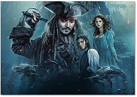Ahşap Tablo Karayip Korsanları Film