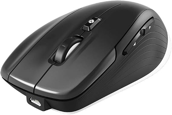 3Dconnexion CadMouse kablosuz (kablosuz fare, Bluetooth, USB, optik sensör, siyah)