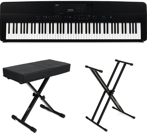 Kawai ES920 88-key Digital Piano Essentials Bundle - Black