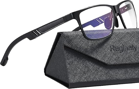 Blue Light Blocking Glasses Metal Frame for Men/Woman Gaming Computer Screen Glasses