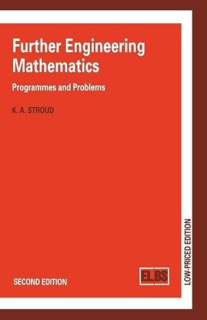 Further Engineering Mathematics: Programmes and Problems