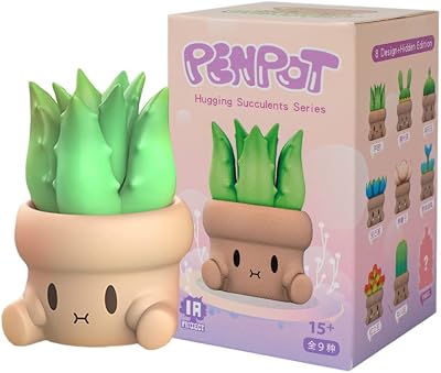 BEEMAI PenPot Hugging Succulents Series 1PC Mystery Box Cute Figures Collectibles Birthday Gift