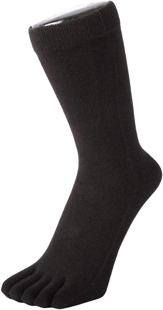 TOETOE - Men, Women, Essential High-Crew Cotton Toe Socks (1 Pair)