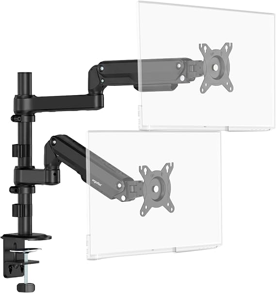 Ergoflex EF S16 Çift Kol 17-32 inch Uyumlu Amortisörlü 2-9 kg Monitör Standı 2026 Versiyon