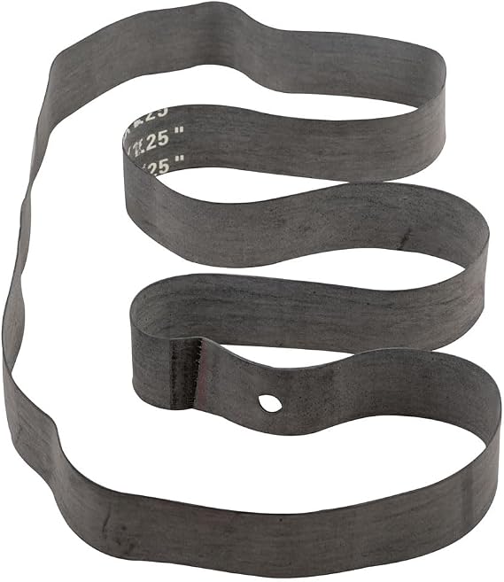 Tusk Motorcycle Rim Strip 10 x 34 Durable Rubber Rim Band with Valve Stem Hole, Single Piece