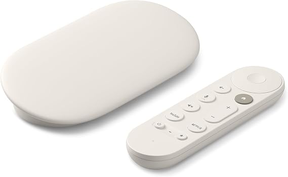 Google TV Streamer (4K) - Fast Streaming Entertainment With Voice Search Remote - Watch Movies, Shows, Live TV and Netflix in 4K HDR - Smart Home Control - 32 GB Storage - Porcelain