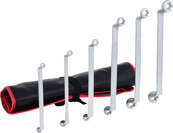 KS Tools 911.0360 E6-E24 Classic Ring Spanner Set Extension(6 Pieces)