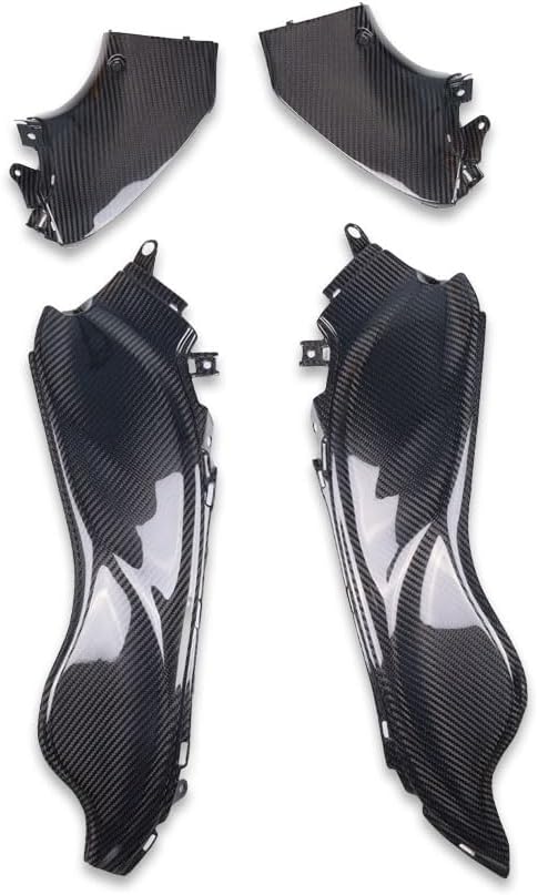 100% Real 3K Carbon Fiber Tank Side Cover Trim Fairing dash panel Fit for Suzuki 2008-2020 GEN2 Hayabusa GSXR1300 Glossy Twill Weave