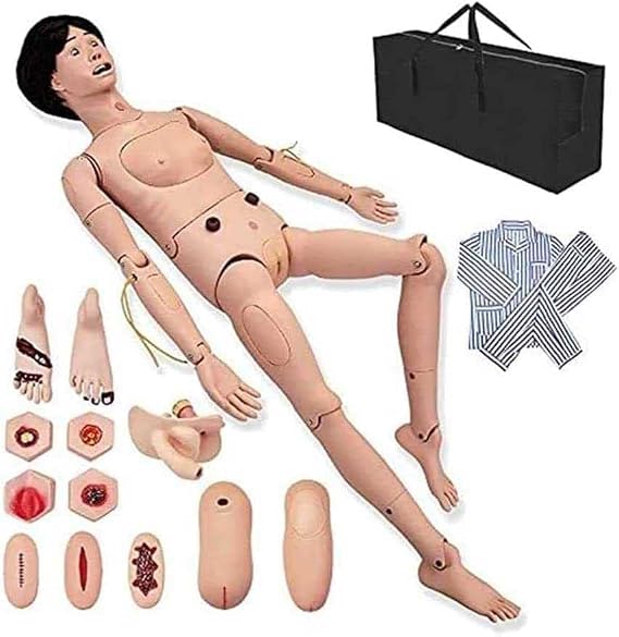 Multi Functional Nursing Training Manikins Nursing Manikin Trauma Human Anatomical Model for Nursing Medical Training Education Model