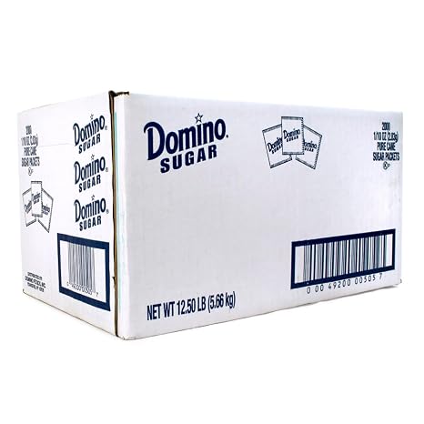 DOMINO FOODS INC Sugar Portion Packets .1Oz, 2000 CT