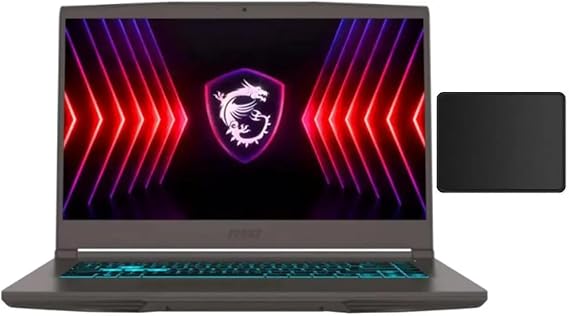 msi Thin A15 15.6" 144Hz FHD Gaming Laptop |AMD R5-7535HS(Beat Intel Core i5-12450H)|GeForce RTX 4050|Backlit| 8GB RAM DDR5 | 512GB SSD |Windows 11 Home |Bundle with Mouse Pad