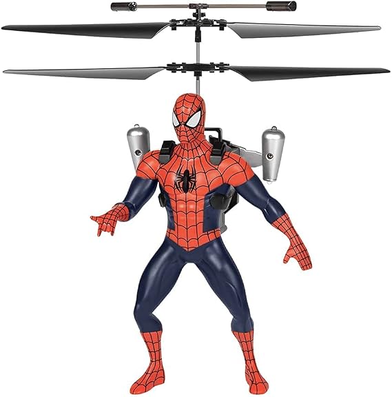 Marvel Spider-Man Jetpack Flying Figure RC Helicopter, Kids 8+