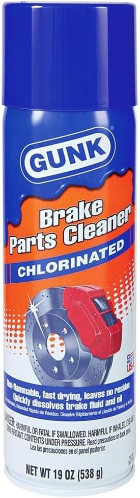 GUNK M720 Chlorinated Brake Parts Cleaner - 19 oz.