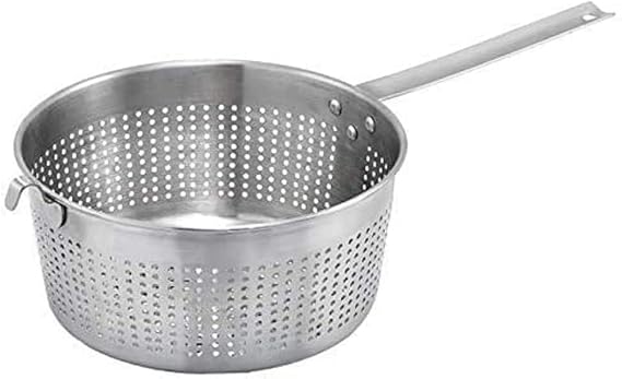 Winco 8 1/2" Aluminum Spaghetti Strainer