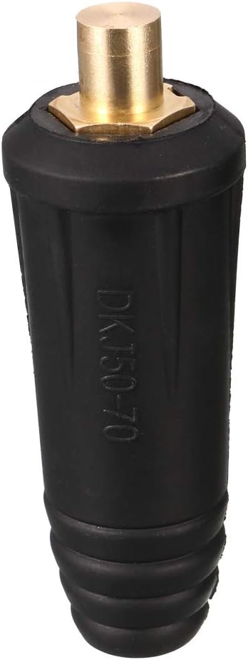 uxcell TIG Welding Panel Connector DKJ50-70 Quick Fitting Black