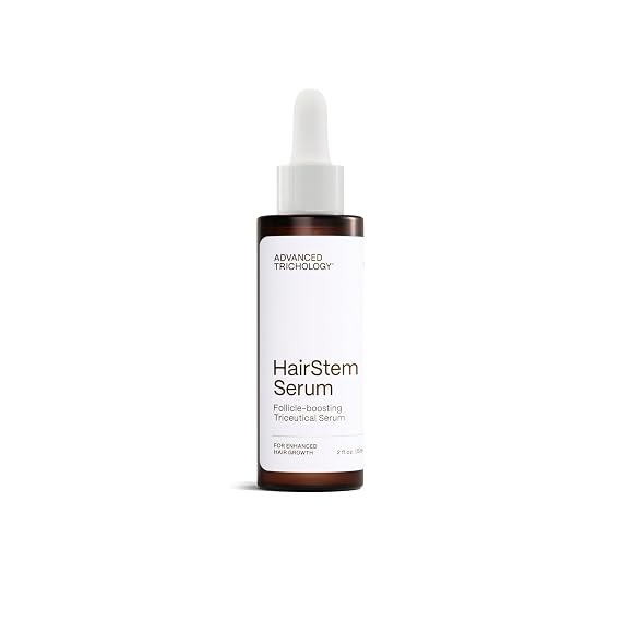 HairStem Follicle-boosting Triceutical Serum for Thicker Fuller Hair | Triple-Action, Multi-Zonal Topical Serum for Hormonal, Nutritional, and Inflammatory-Related Hair