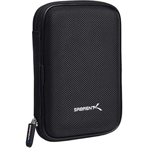 SABRENT EVA Shockproof Hard Carrying Case Pouch for External 2.5 Hard Drive EC-CASE