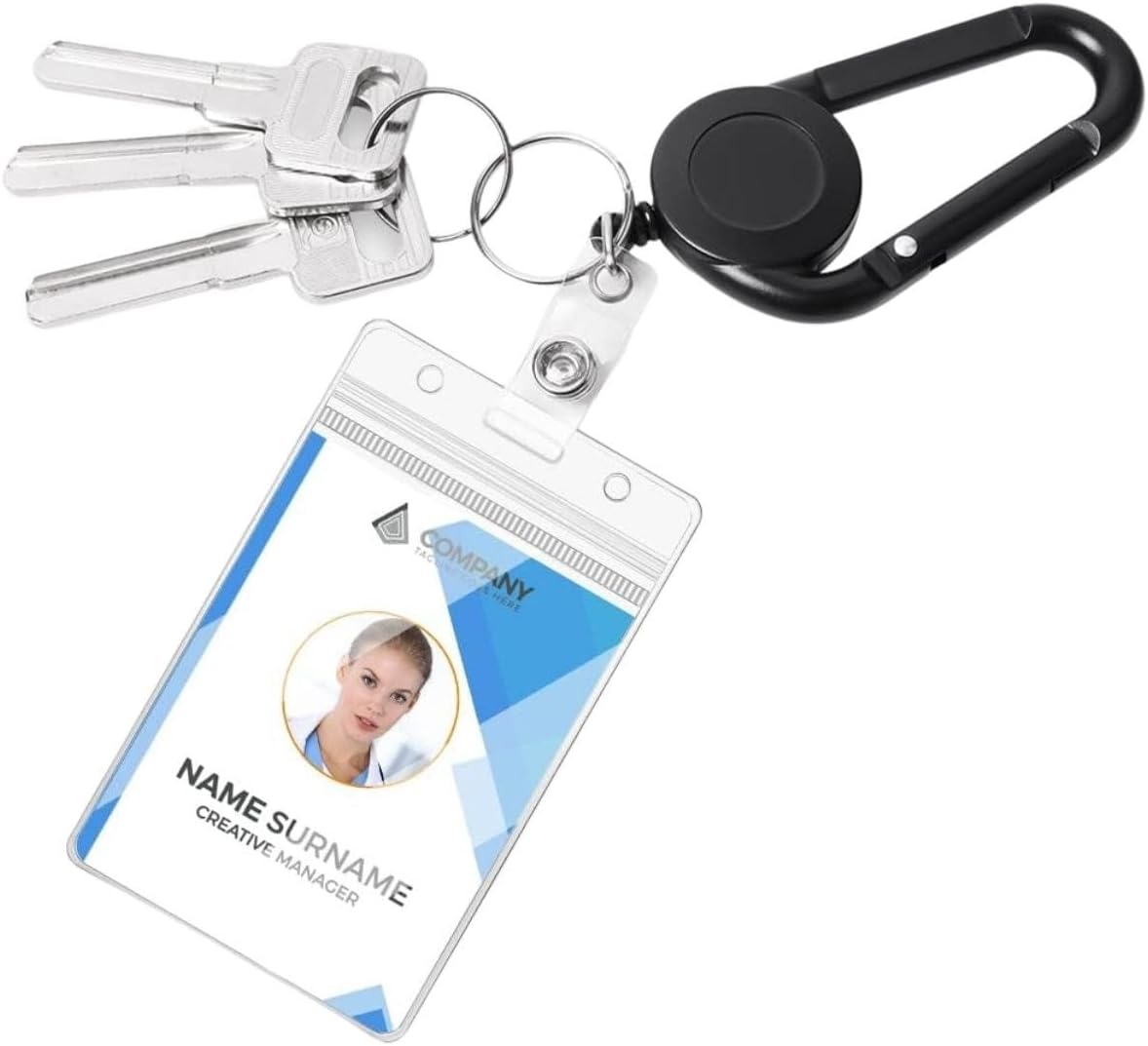 BUFFER® Telescopic Carabiner Keychain