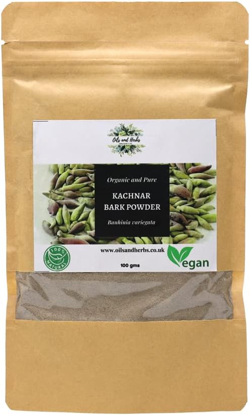 Clean Organic Kachnar Bark Powder- Orchid Tree- 100% Pure and Natural (100)