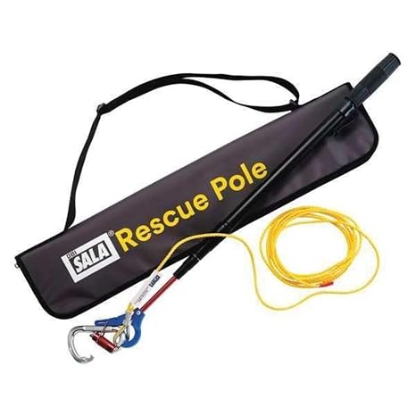 3M DBI-SALA Rescue Pole 8900299, Black, Compact, Lightweight Aluminum Construction Built for Fast and Efficient Rescue