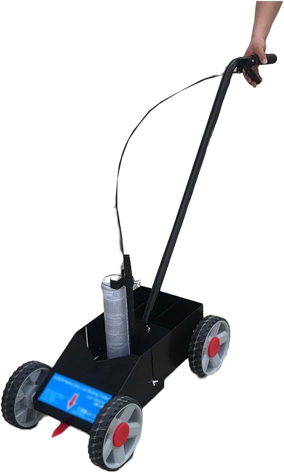Hand-Push Lane Marking Applicator,Line Marking Machine,Road Marking Machine,for Schools Sports Surfaces Industrial Marking