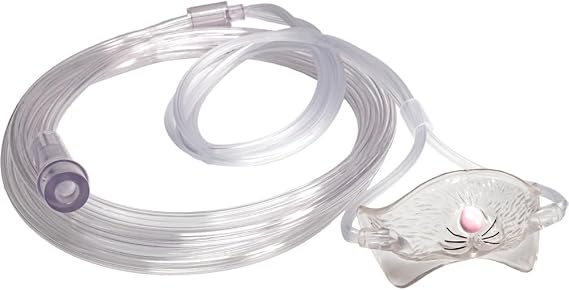 1-Pack Westmed #0106 Pediflo Nasal Mask with 7' Kink Resistant Tubing
