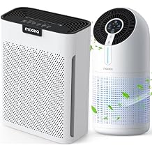 Air Purifiers for Home Large Room 2000 Ft2 with Washable Filters, KJ190L + M02, Fragrance Sponge, MOOKA H13 HEPA Filter Pet Air Purifier for Bedroom