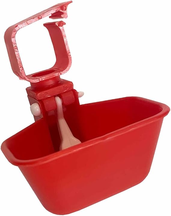 Hatching Time Automatic Chicken Drinker Cup (90 Large), Game Birds, Chicks, Attach to PVC Pipe or Bucket, Drinker for Chickens, Chicken Cup Waterer Kit, Free-Range Chicken Drinkers, Chicken Waterer