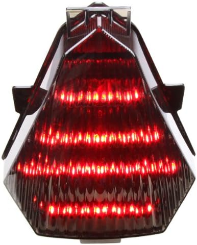 Integrated Sequential LED Tail Lights Smoked for 2008-2016 Yamaha YZF R6