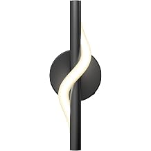 artika Neon Wall Sconce Modern LED Light Multiple CCT, Matte Black